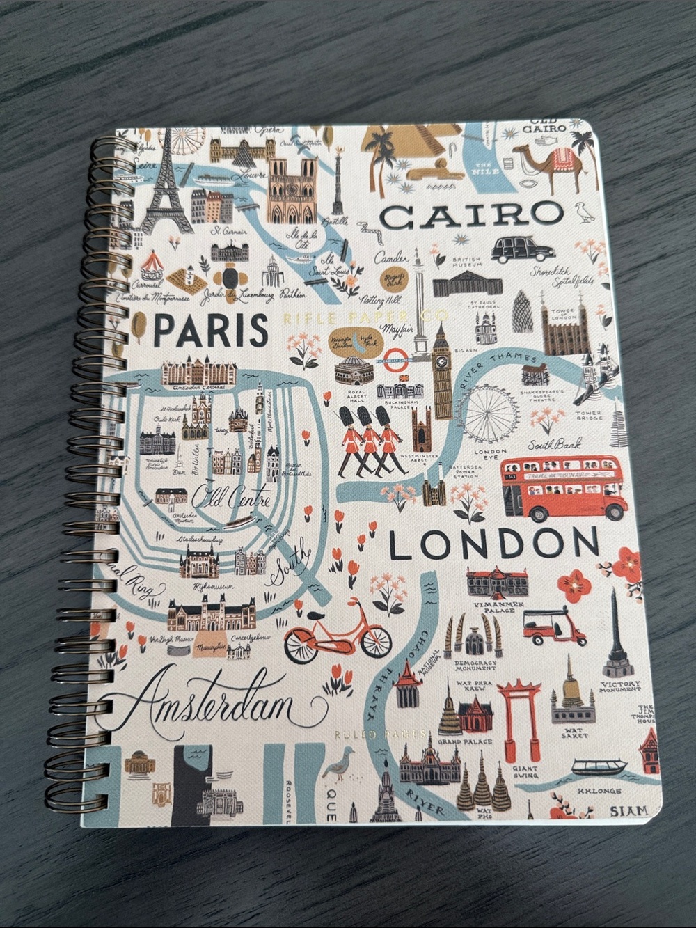 Bon Voyage Spiral Notebook